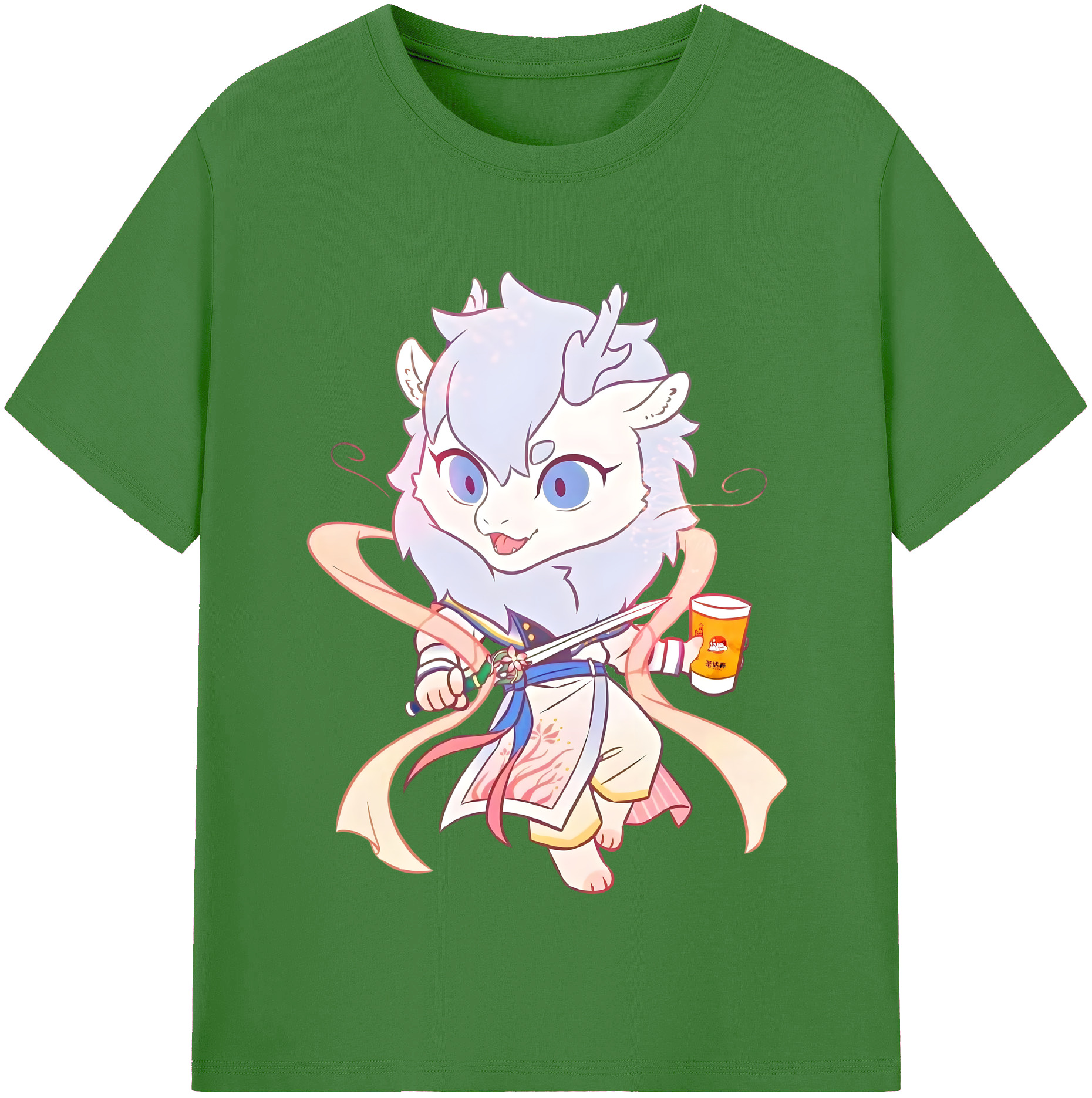 （画像用） Ne Zha 2 ナタ 魔童の大暴れ レディースカジュアルプリントTシャツ（綿100％）